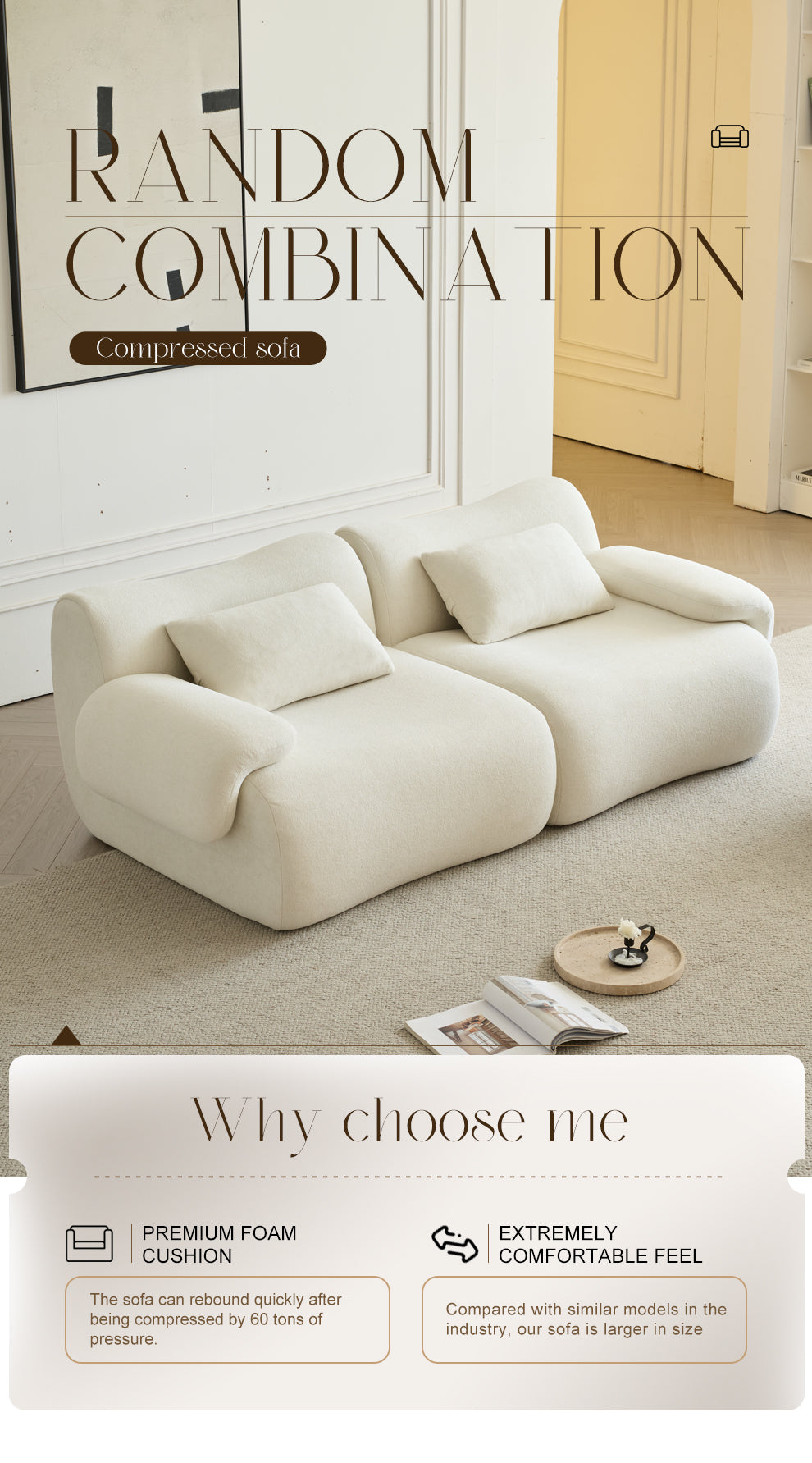 Boucle-Mint-Cream-Loveseat