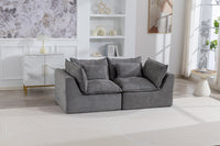 Velora Oversized Modular Loveseat Sofa