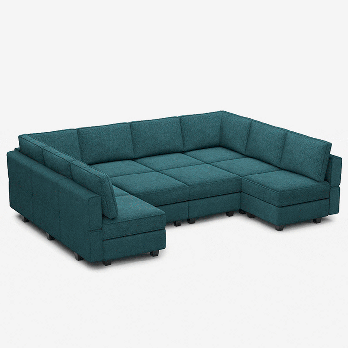 Soforia 10 Seats + 10 Sides Modular Terry Sofa with Storage Seat