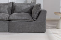 Velora Oversized Modular Loveseat Sofa