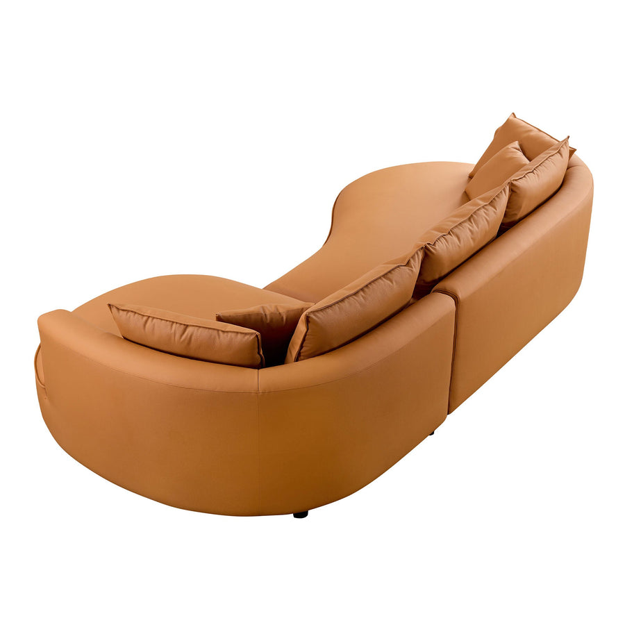 orange-brown-/-genuine-leather-right-l-shaped-sectional