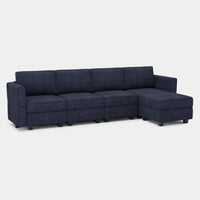 Indigo-Blue-/-Corduroy-5-Seat-L-Shaped-Sectional
