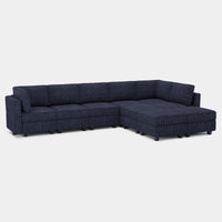 Indigo-Blue-/-Corduroy-9-Seat-L-Shaped-Sectional