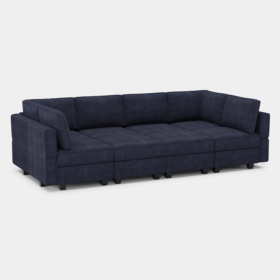 Indigo-Blue-/-Corduroy-8-Seat-Pit-Sectional