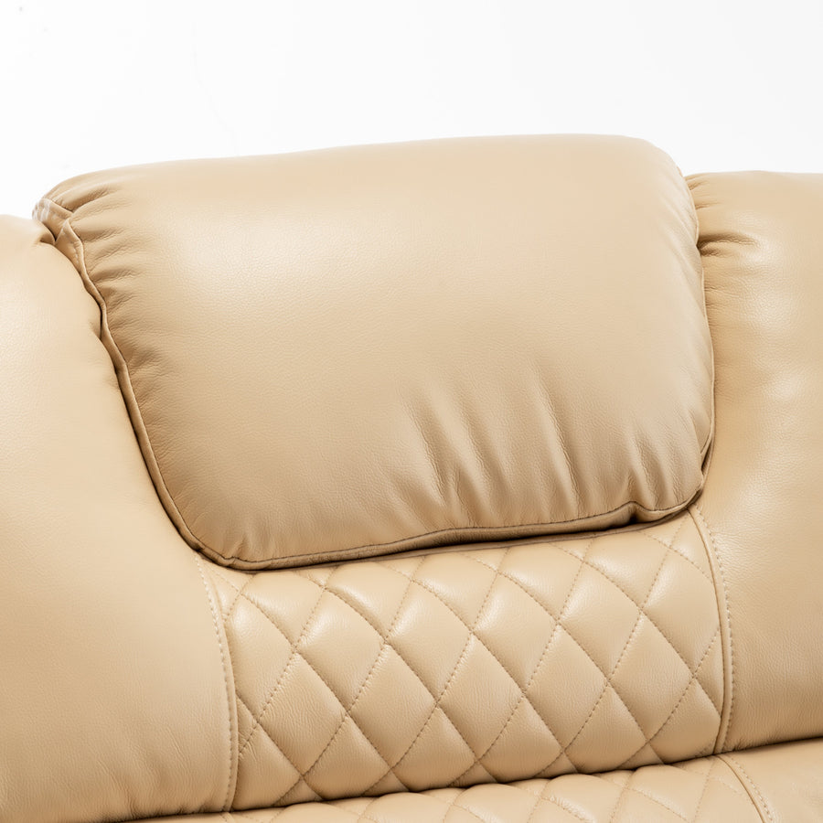 Smooth-Cream-/-Faux-Leather