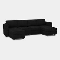 Obsidian-Black-/-Corduroy-6-Seat-U-Shaped-Open-Sectional
