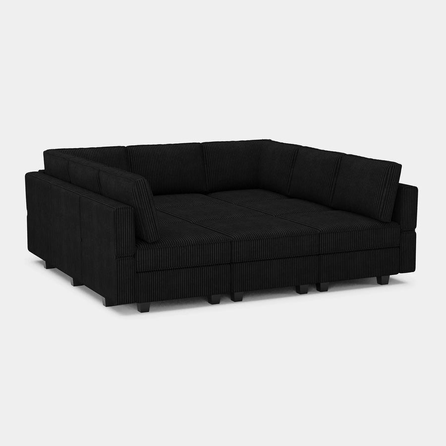 Obsidian-Black-/-Corduroy-9-Seat-Pit-Sectional