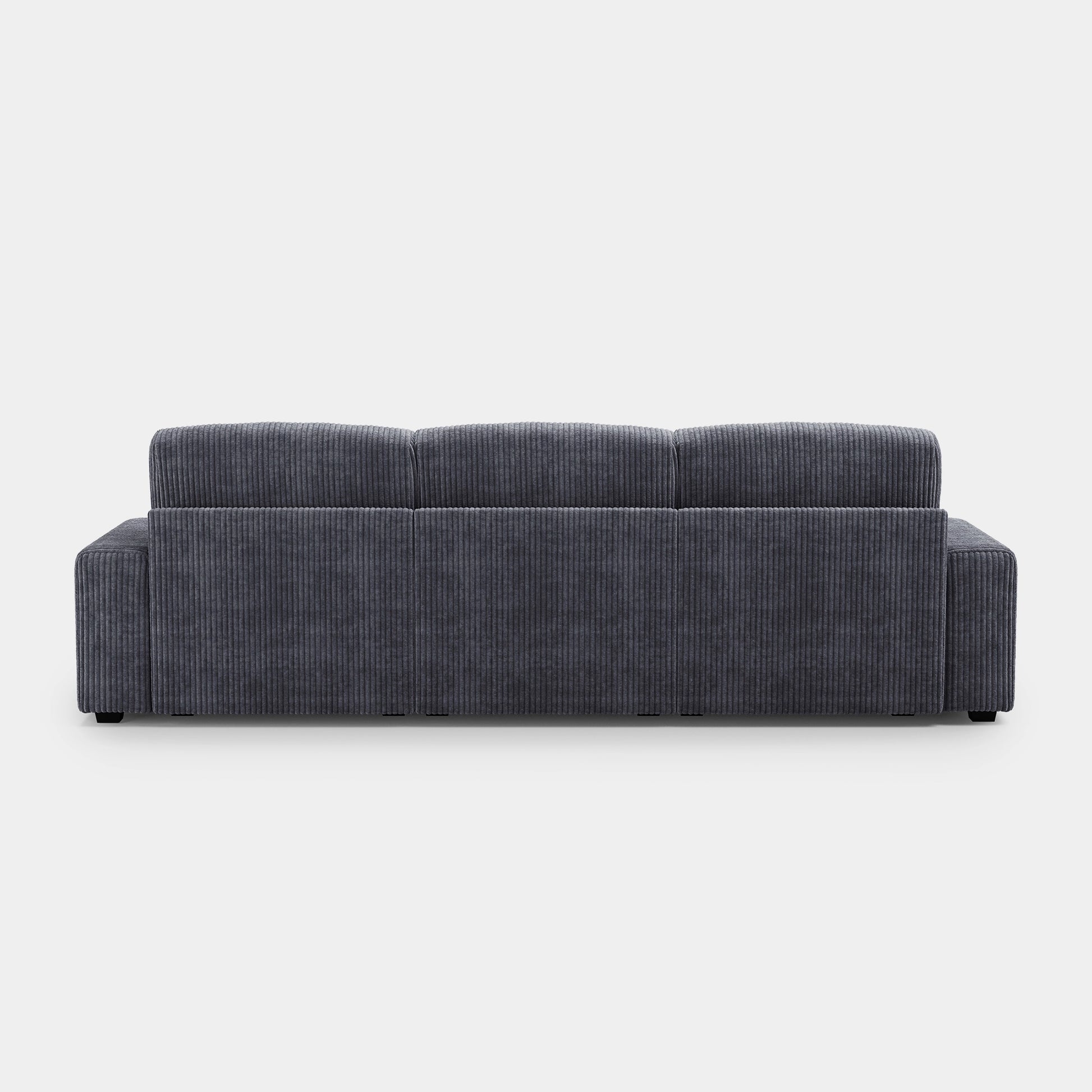 Pewter-Grey-/-Corduroy-3-Seat-Sofa