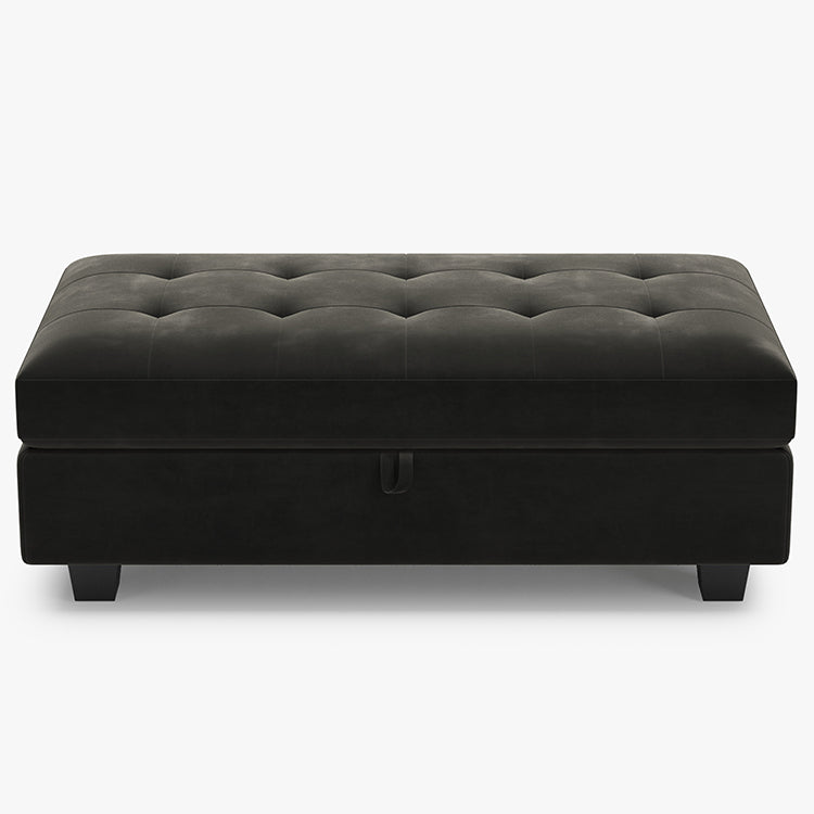 Belffin Modular Velvet Tufted Long Ottoman