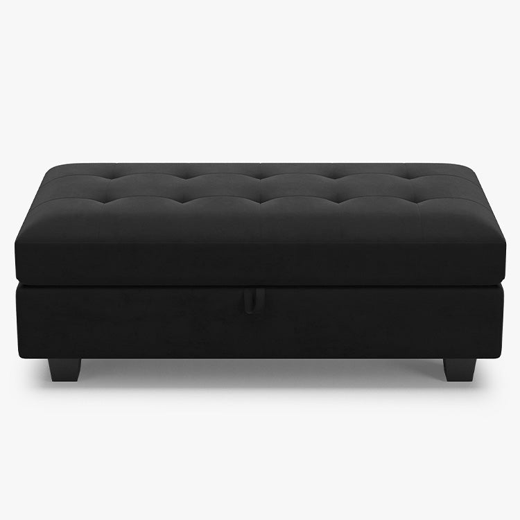 Belffin Modular Velvet Tufted Long Ottoman