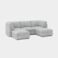 Cloud-Gray-/-Corduroy-5-Seat-U-Shaped-Open-Sectional