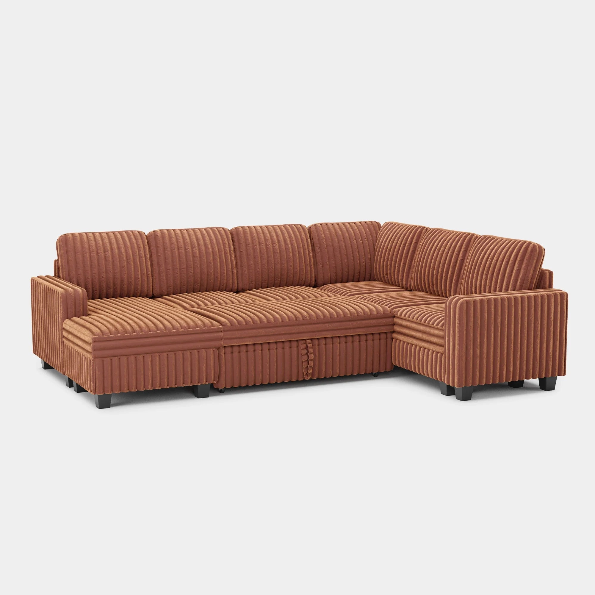 Caramel-Brown-/-Faux-Rabbit-Fur-Corduroy-A+B+D+G+H