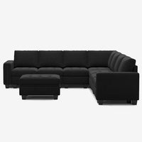 Onyx-Black-/-Velvet-8-Seat-L-Shaped-Sectional-with-Ottoman