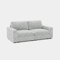 Cloud-Gray-/-Corduroy-Loveseat