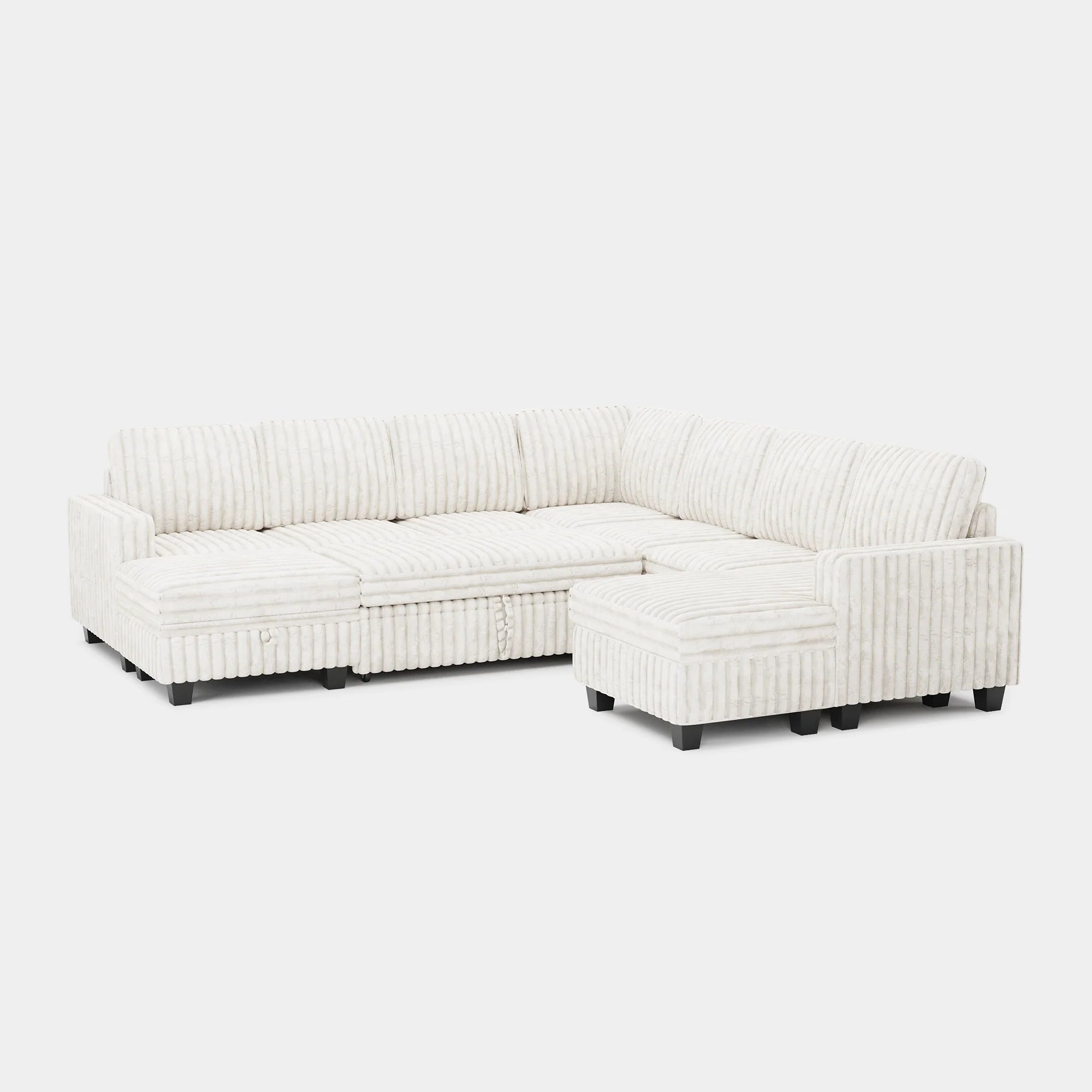 White-Beige-/-Faux-Rabbit-Fur-Corduroy-A+B+C+D+E+G+I