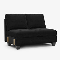 Onyx-Black-/-Velvet-Module-Loveseat