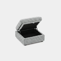 Cloud-Gray-/-Corduroy-Module-Ottoman