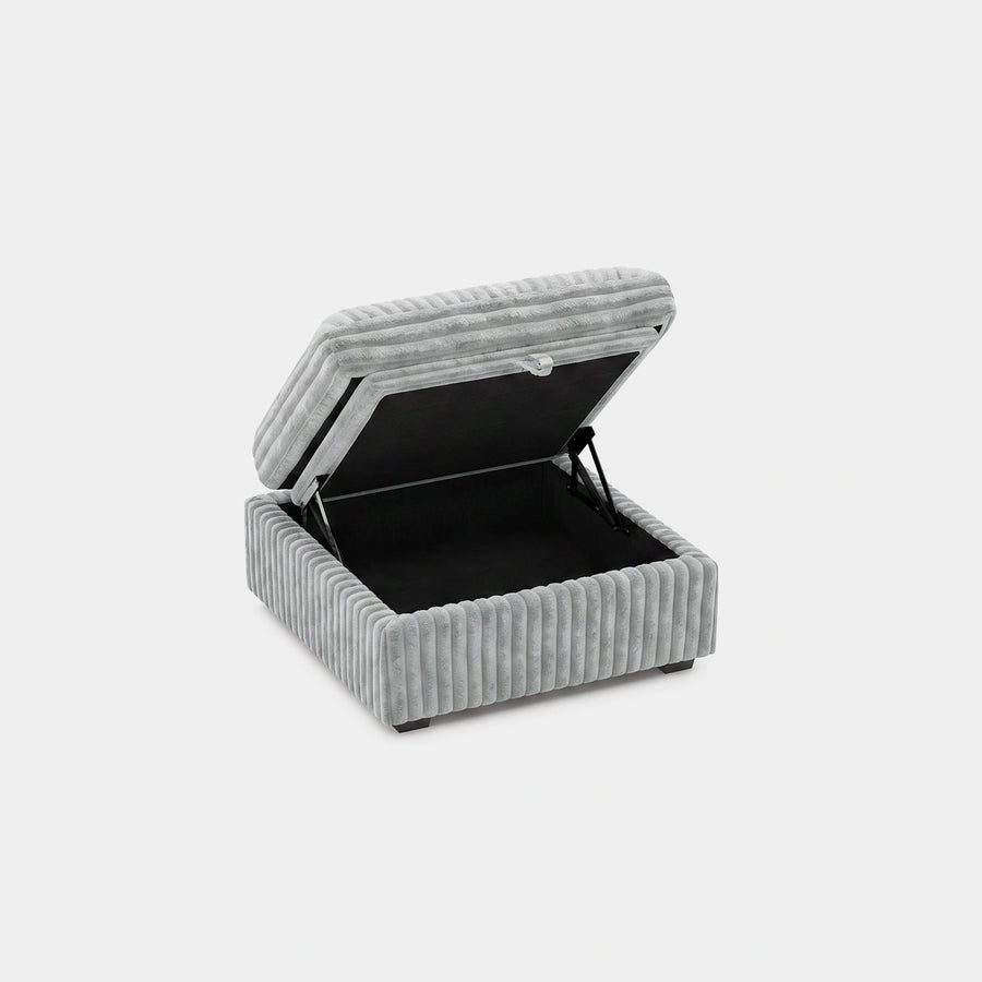 Cloud-Gray-/-Corduroy-Module-Ottoman