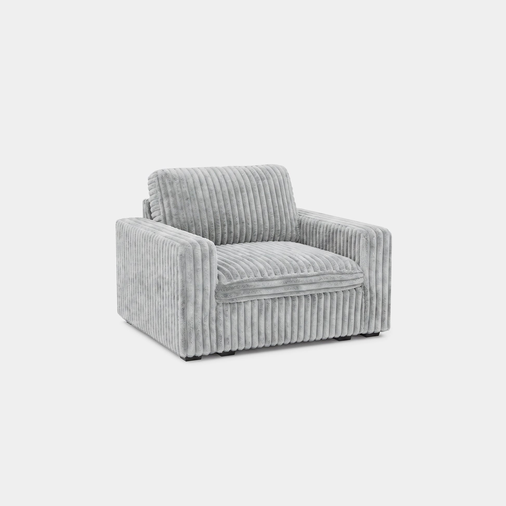Cloud-Gray-/-Corduroy-Armchair