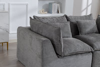 Velora Oversized Modular Loveseat Sofa