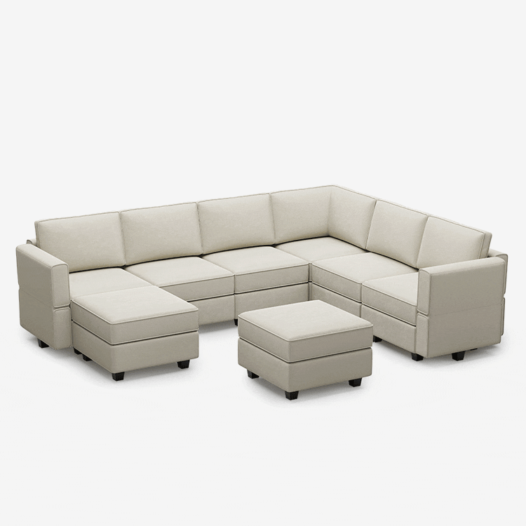 Belffin living room couch sectional with pull out bed,l shaped sectional sofa modular with storage