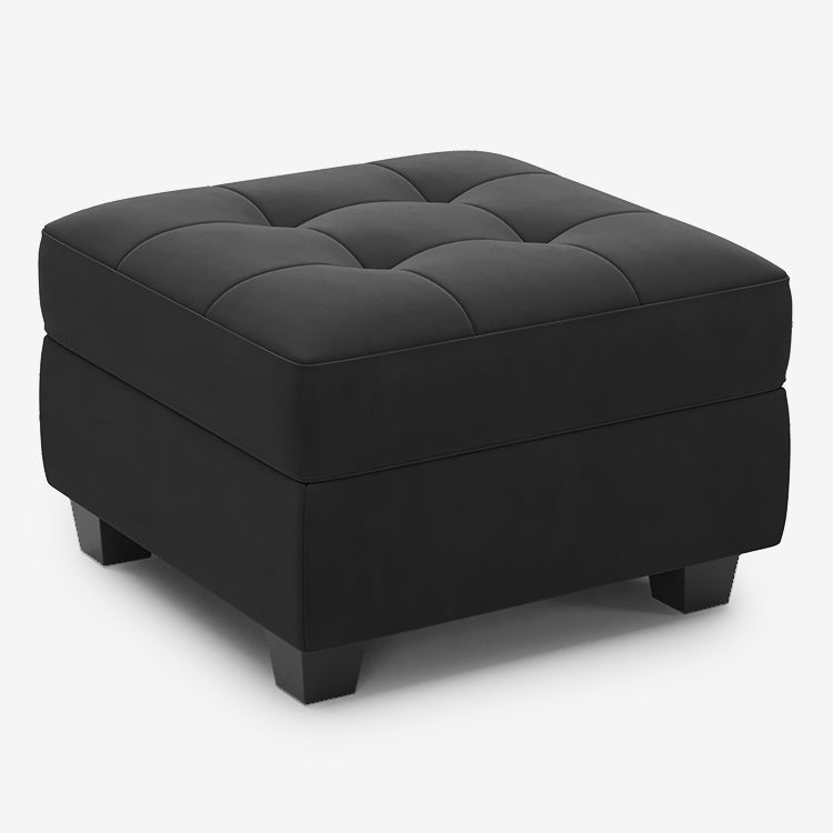 Ebony-Black-/-Velvet-Module-Ottoman
