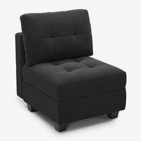 Ebony-Black-/-Velvet-Module-Seat