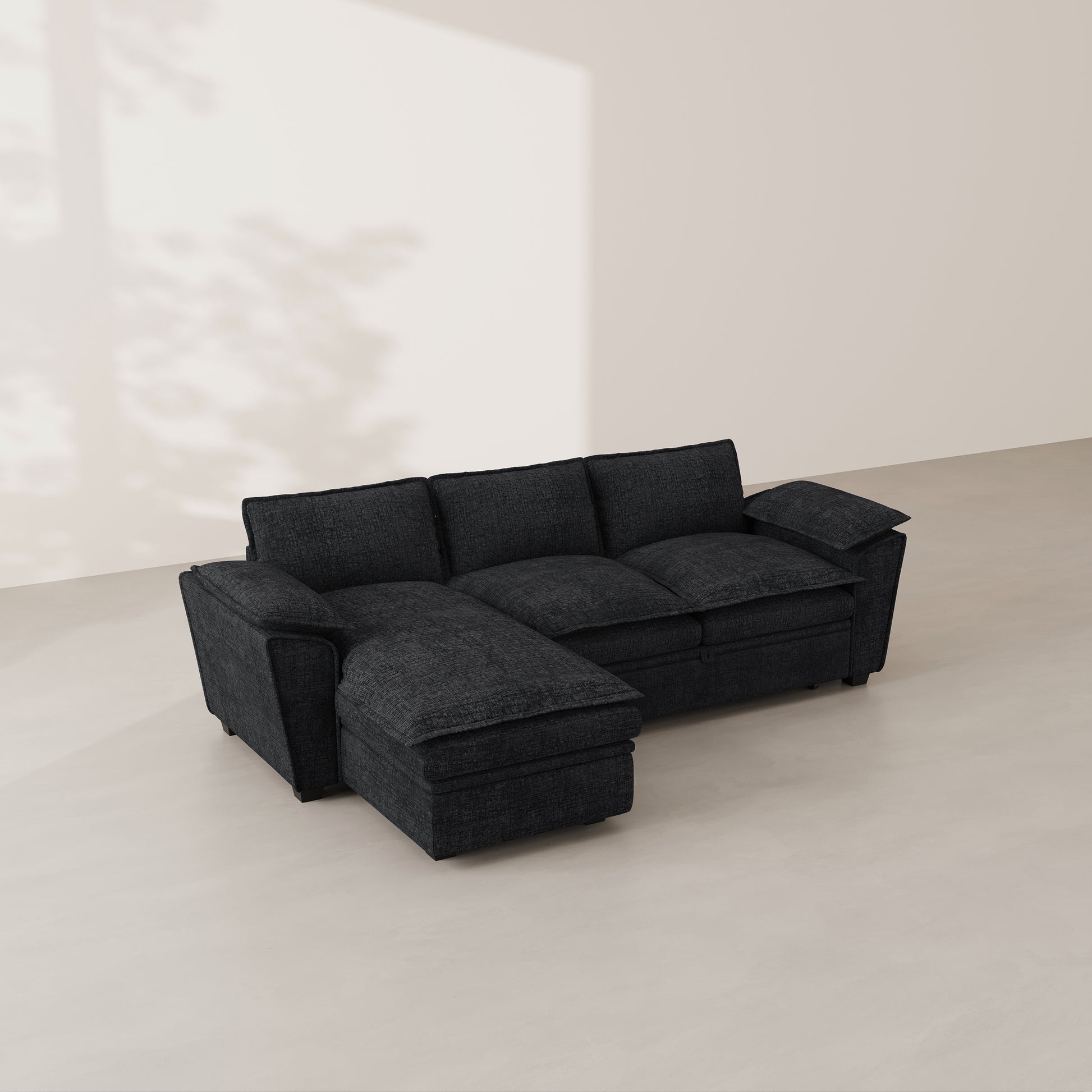 Graphite-Grey-/-Chenille-3-Seats-L-Shaped-Sectional