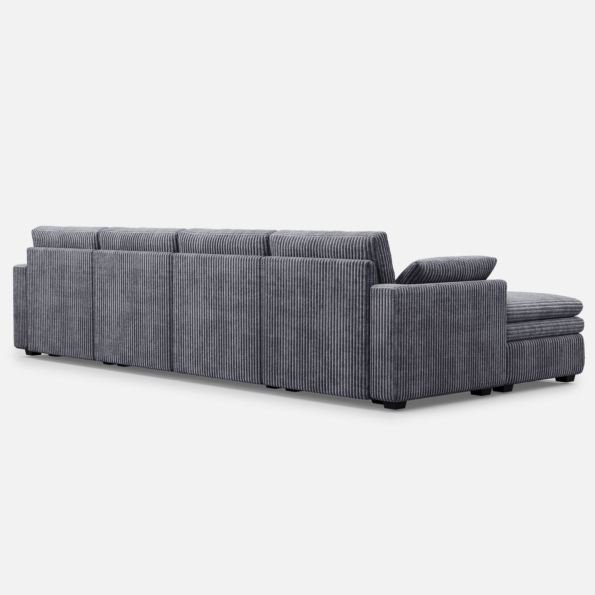 Vayla Oversized Cloud 4 Seats Sofa with Double Chaise