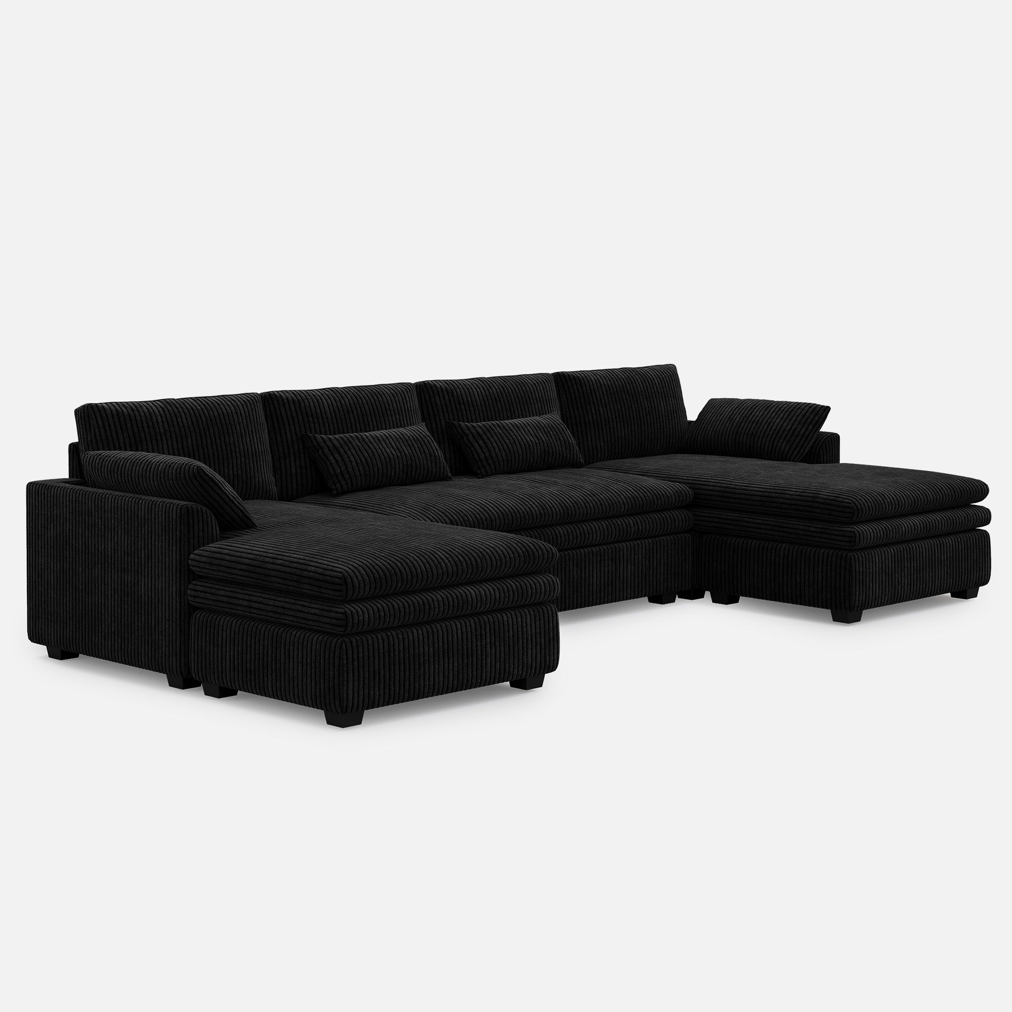 Vayla Oversized Cloud 4 Seats Sofa with Double Chaise
