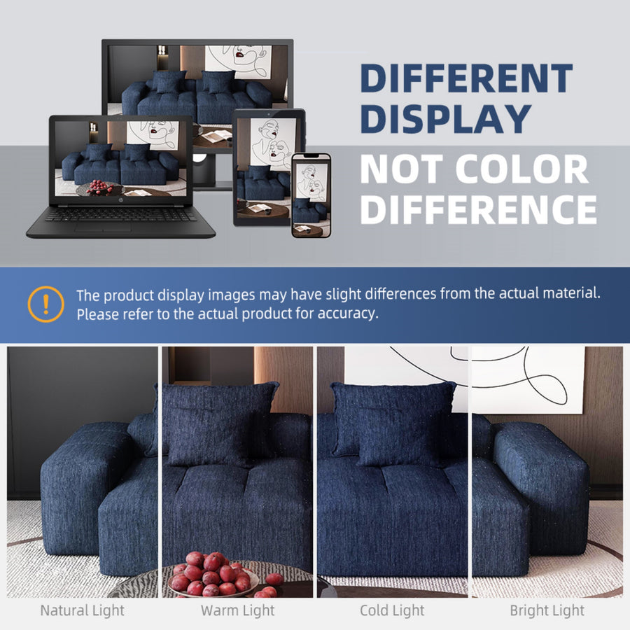 Prussian-Blue-/-Chenille-Loveseat