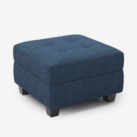 Prussian-Blue-/-Weave-Module-Ottoman