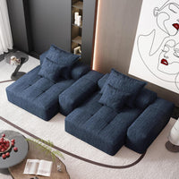 Prussian-Blue-/-Chenille-Loveseat