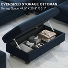 Huvona Storage Long Ottoman Belffin