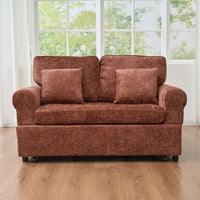 Rustic-Brown-/-Chenille-round-arm