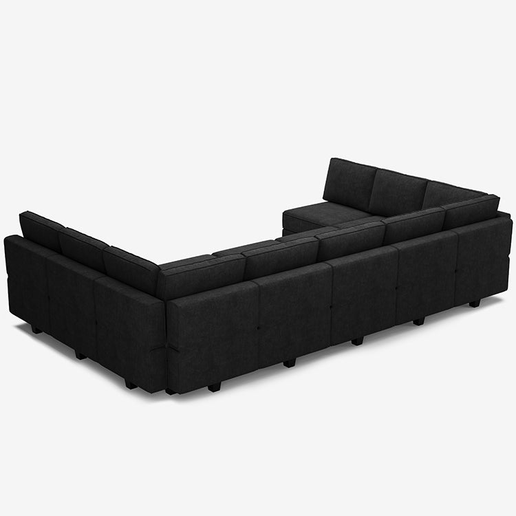 Belffin 12 Seats + 11 Sides  Modular Terry Sofa with Storage Seat