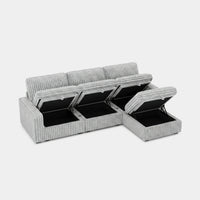 Cloud-Gray-/-Corduroy-4-Seat-L-Shaped-Sectional