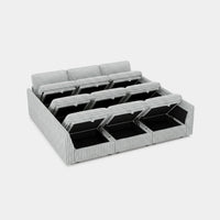 Cloud-Gray-/-Corduroy-9-Seat-Pit-Sectional
