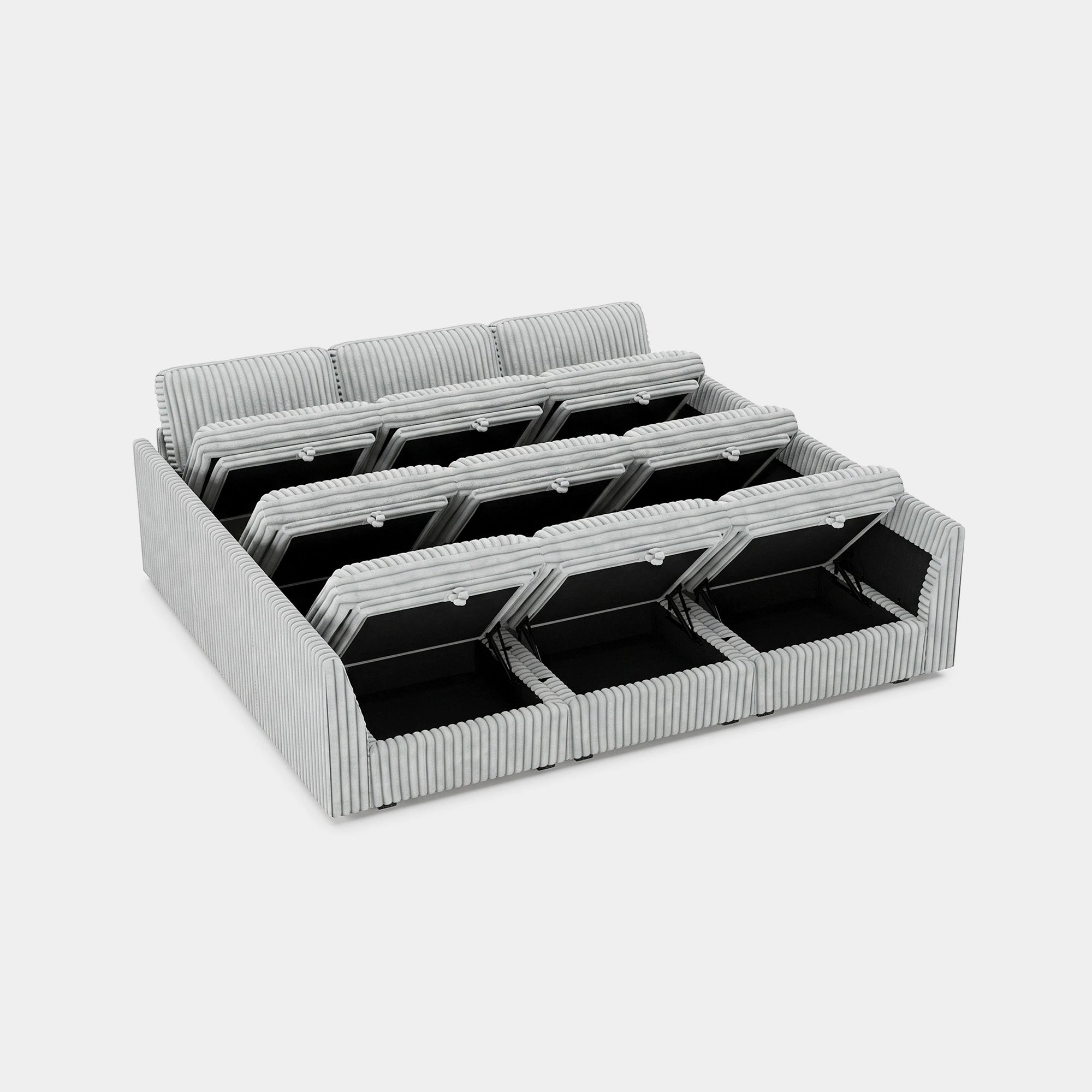 Cloud-Gray-/-Corduroy-9-Seat-Pit-Sectional