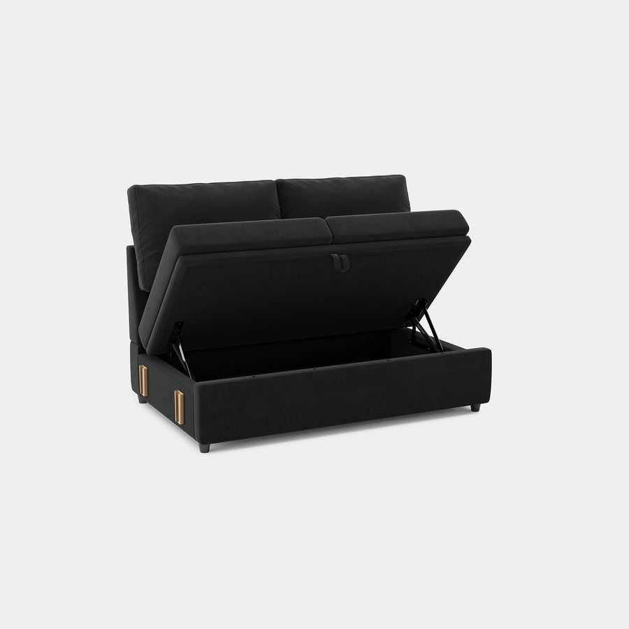 Ebony-Black-/-Velvet-Module-Loveseat