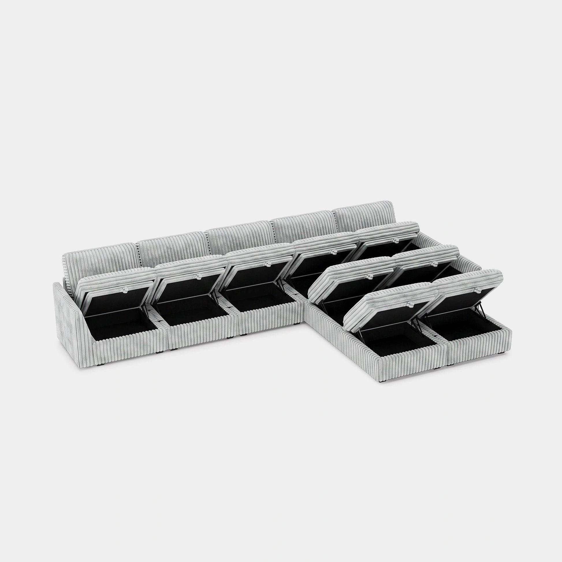 Cloud-Gray-/-Corduroy-9-Seat-L-Shaped-Sectional