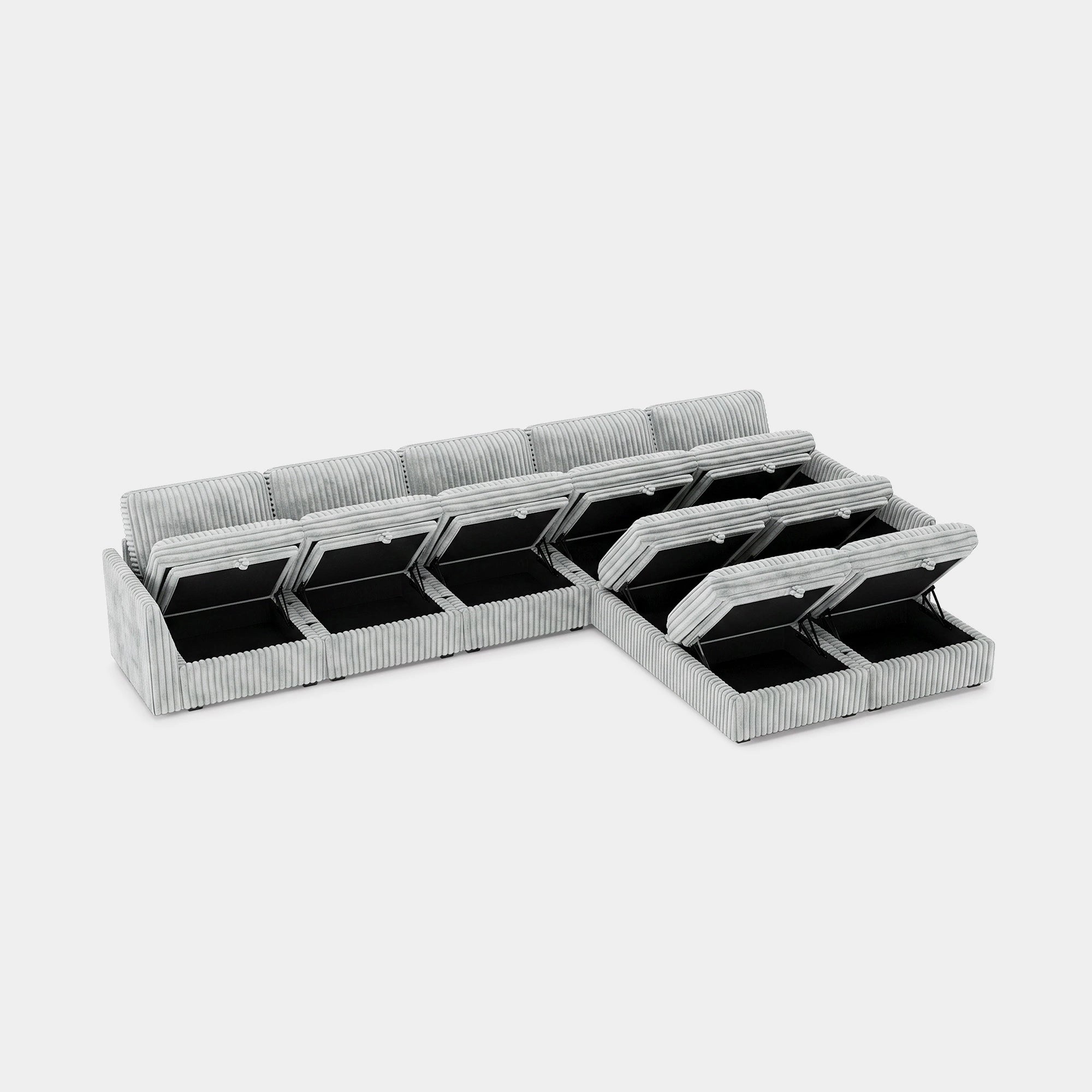Cloud-Gray-/-Corduroy-9-Seat-L-Shaped-Sectional
