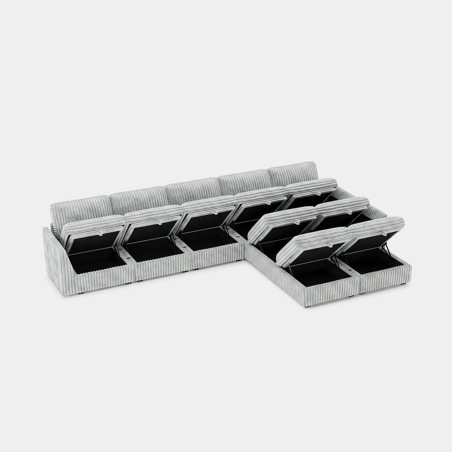 Cloud-Gray-/-Corduroy-9-Seat-L-Shaped-Sectional