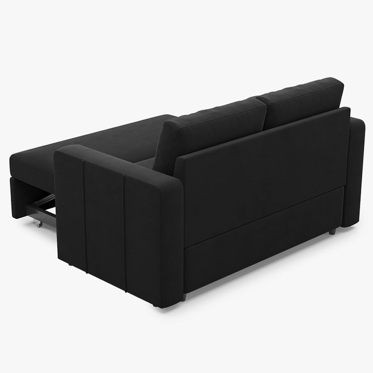 Belffin 2 Seats Modular Velvet Pull-out Loveseat Sleeper Sofa