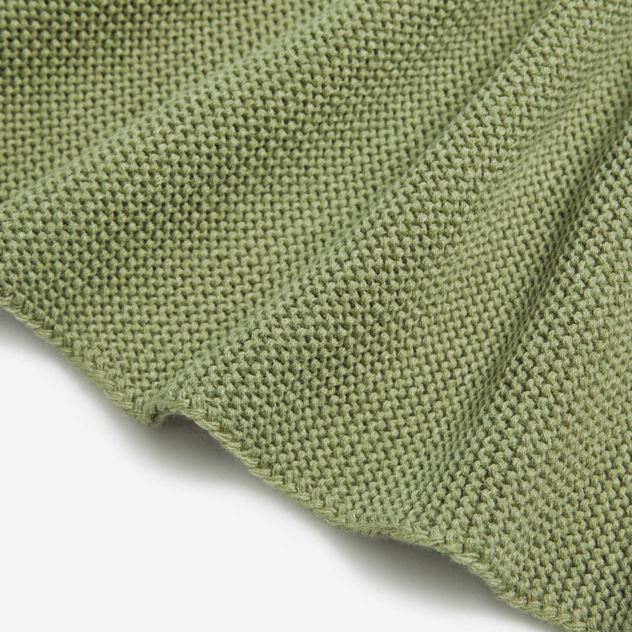 Belffin Botanical Knit Sage Blanket Belffin