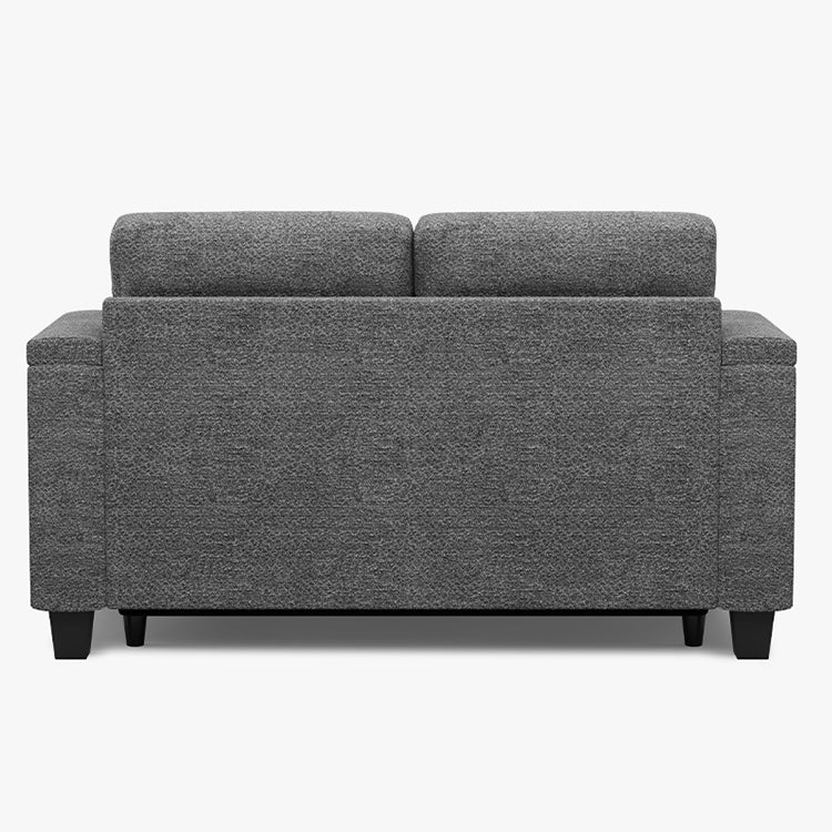 Belffin Modular 2 Seater Modular Chenille Pull-out Loveseat Sofa with Storage Seats