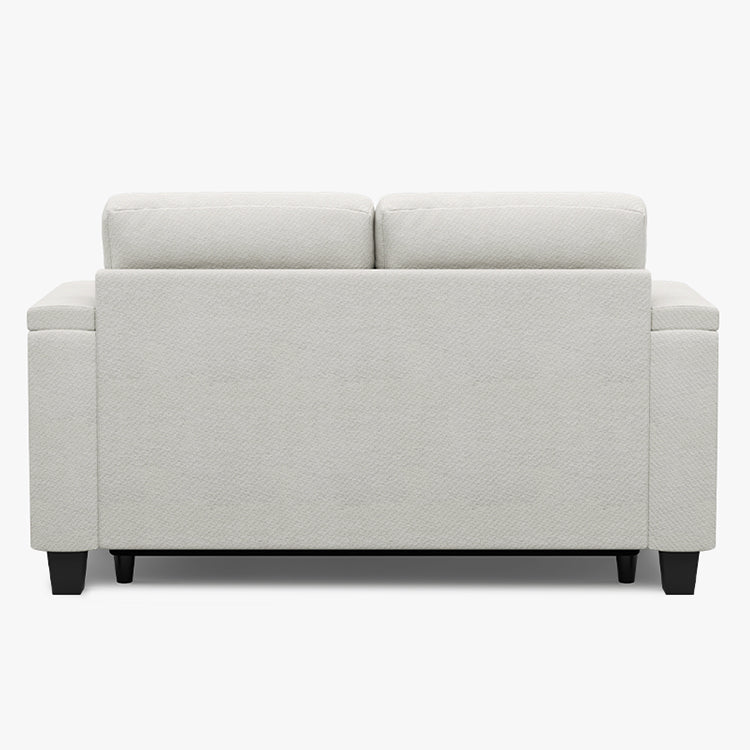 Belffin Modular 2 Seater Modular Chenille Pull-out Loveseat Sofa with Storage Seats