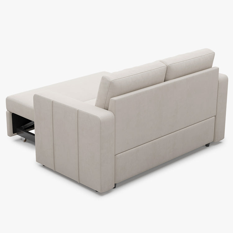 Belffin 2 Seats Modular Velvet Pull-out Loveseat Sleeper Sofa