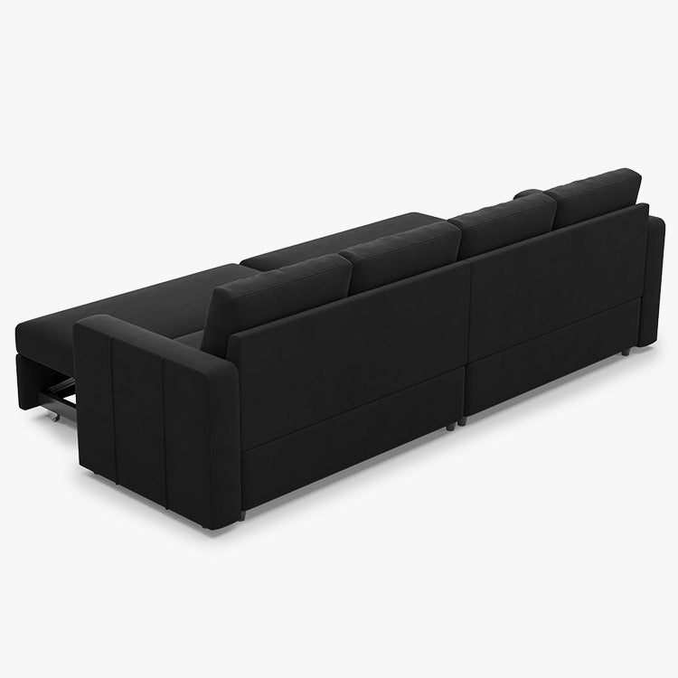 Belffin 4 Seats Modular Velvet Pull-out Sofa