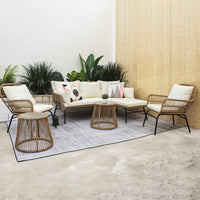 Venzia 6 Piece Patio Conversation Set